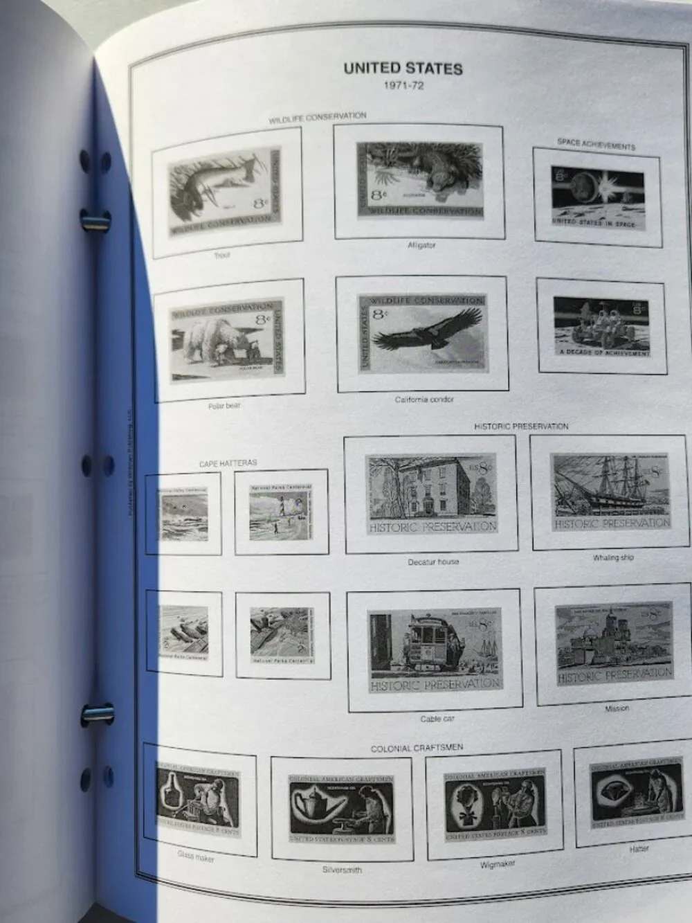 Liberty U.S. Stamp Album Vol A 1847 to 1994 USPS United States Binder Volume 1 P